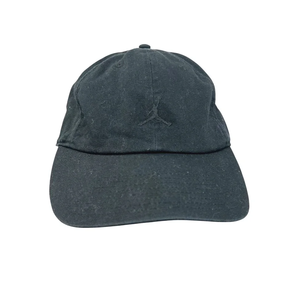 Jordan Jumpman Black Baseball Cap OSFM Adjustable Hat‎ Classic99 Nike Twill